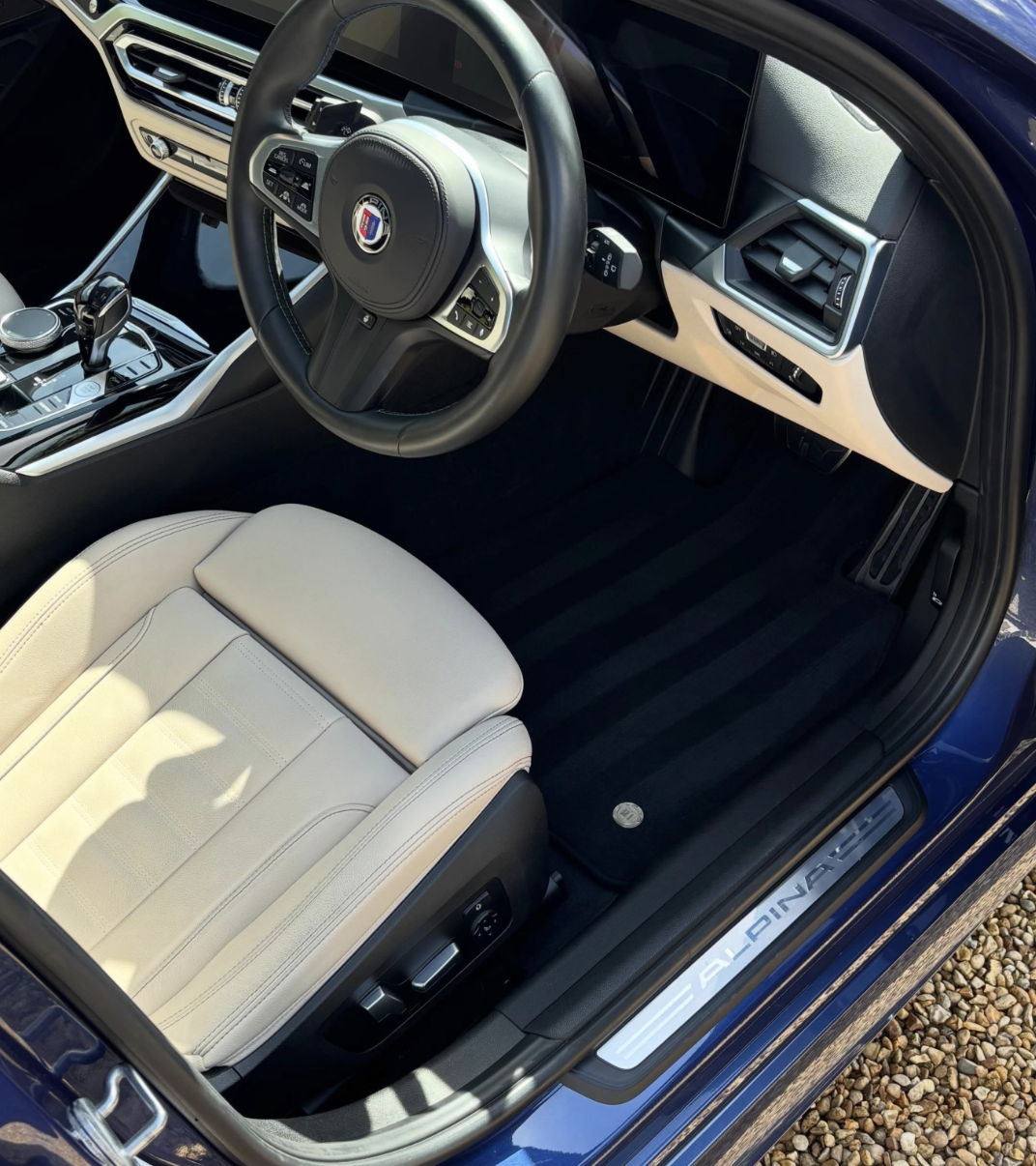 BMW Alpina B3 Touring interior deep clean by Fred's Car Spa