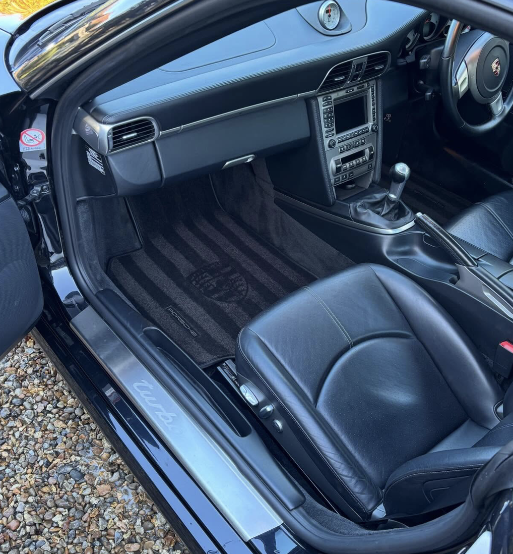 Porsche 911 interior footwell deep clean by Fred's Car Spa